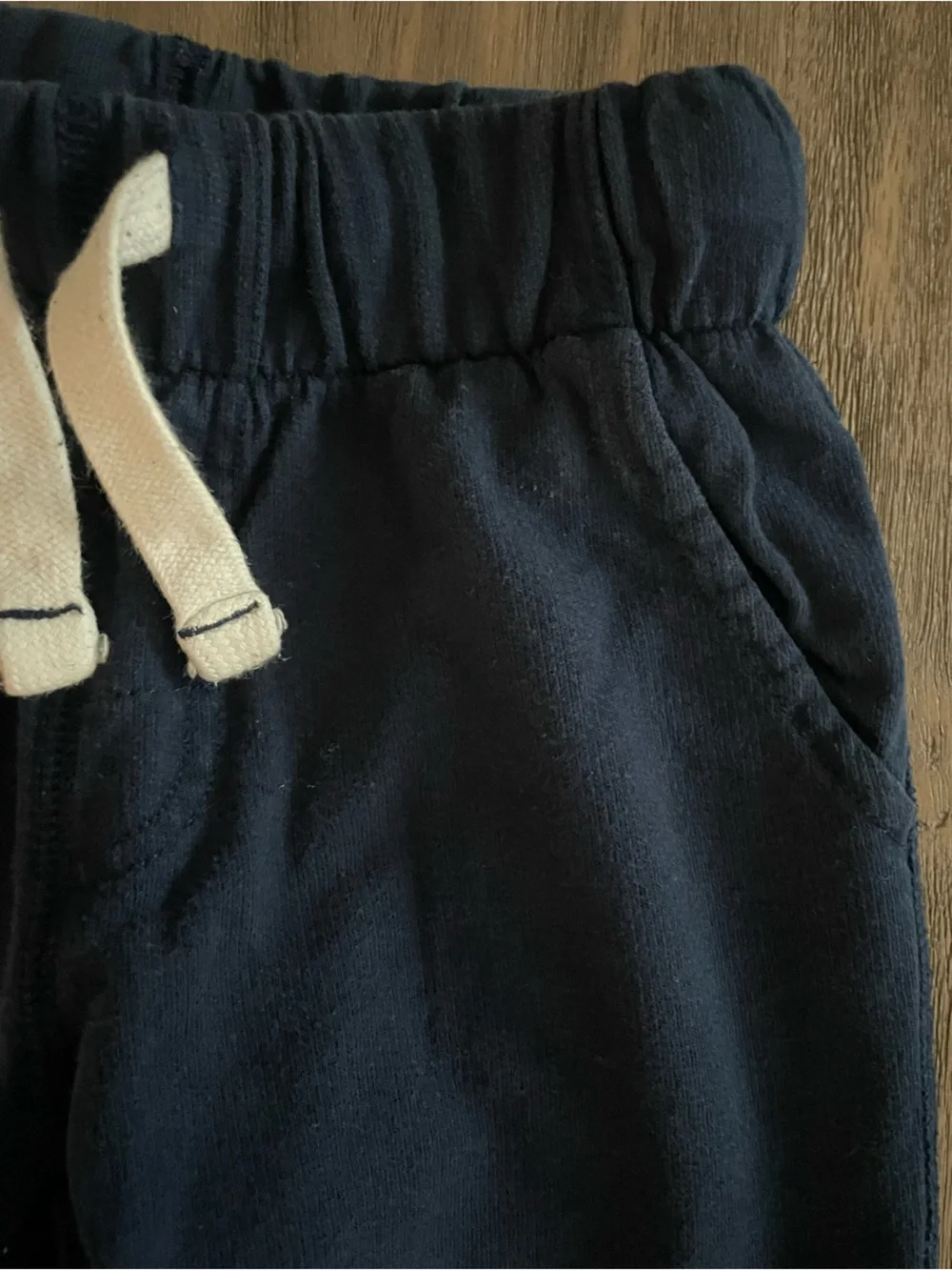 Carter's Navy Jogger Sweatpants with White Drawstring
